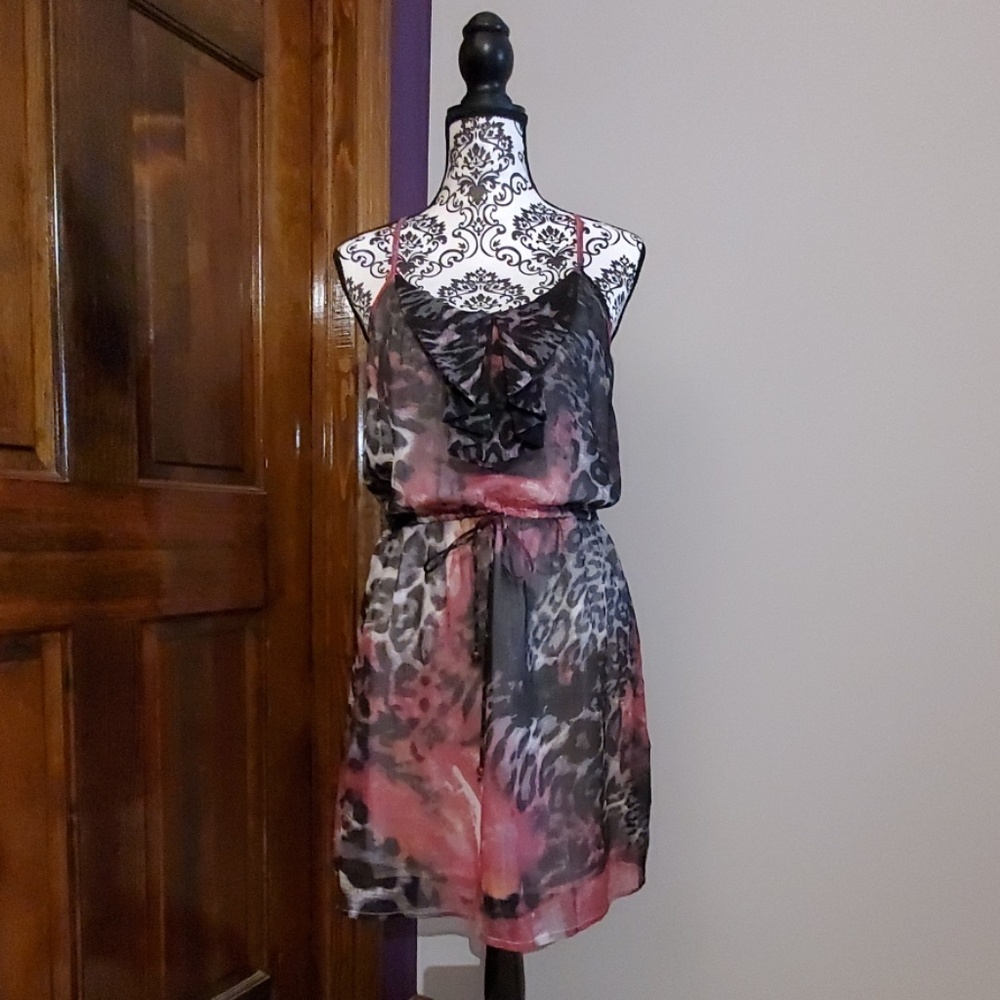 Magazine Leopard Print Dress